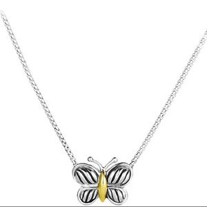 David yurman Butterfly Pendant Necklace
